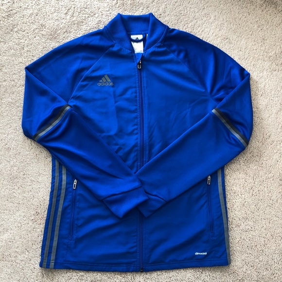 ADIDAS CLIMACOOL Women’s Full Zip Track Jacket - Blue - Picture 1 of 5